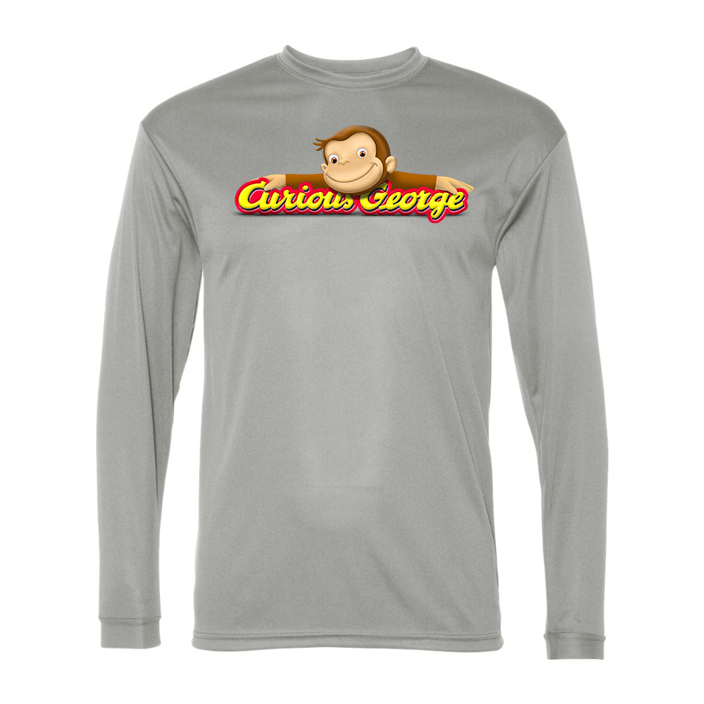 Men's Curious George Performance Long Sleeve T-Shirt