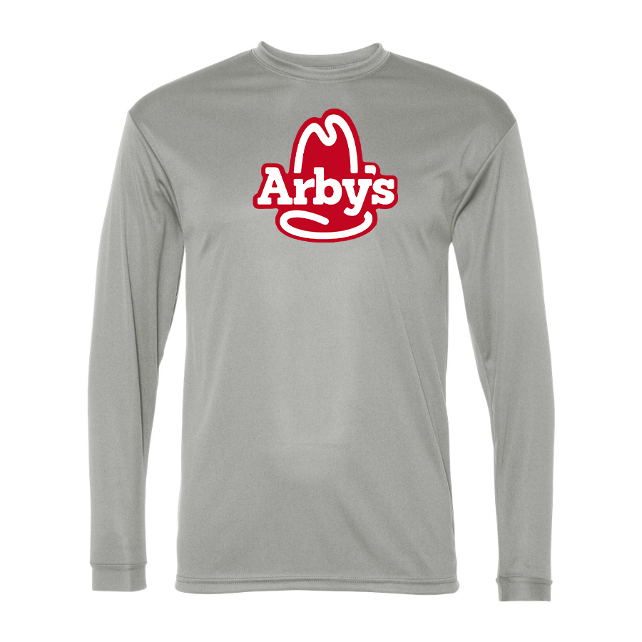 Men's Arbys Polyester Long Sleeve T-Shirt