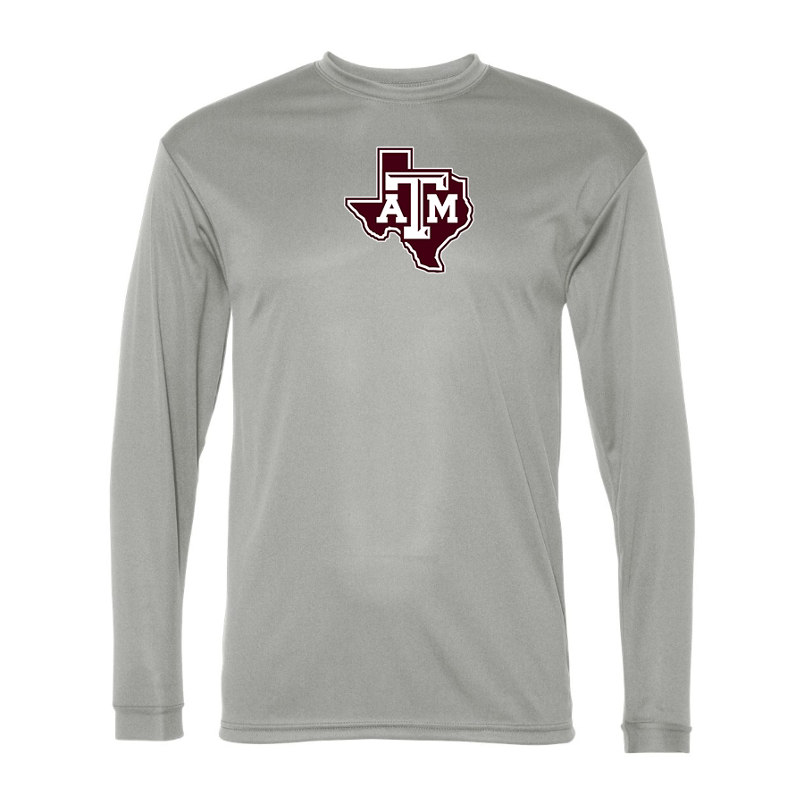 Men's Texas AM Aggies Polyester Long Sleeve T-Shirt