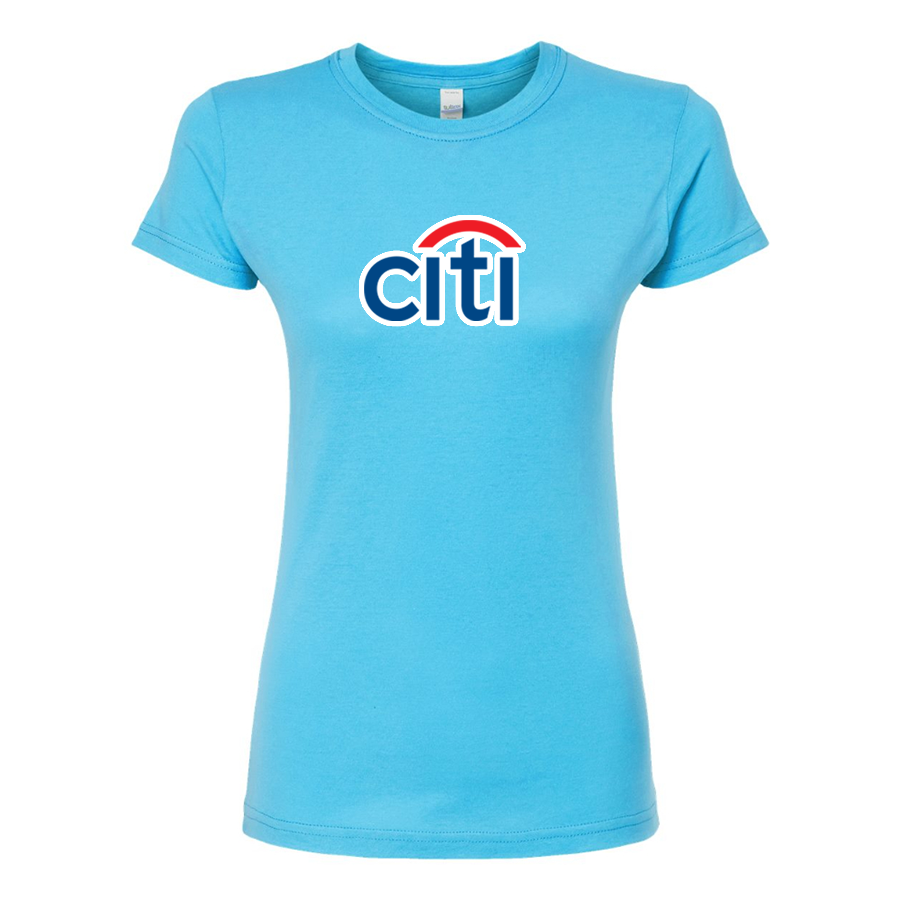 Women's Citi Bank Round Neck T-Shirt