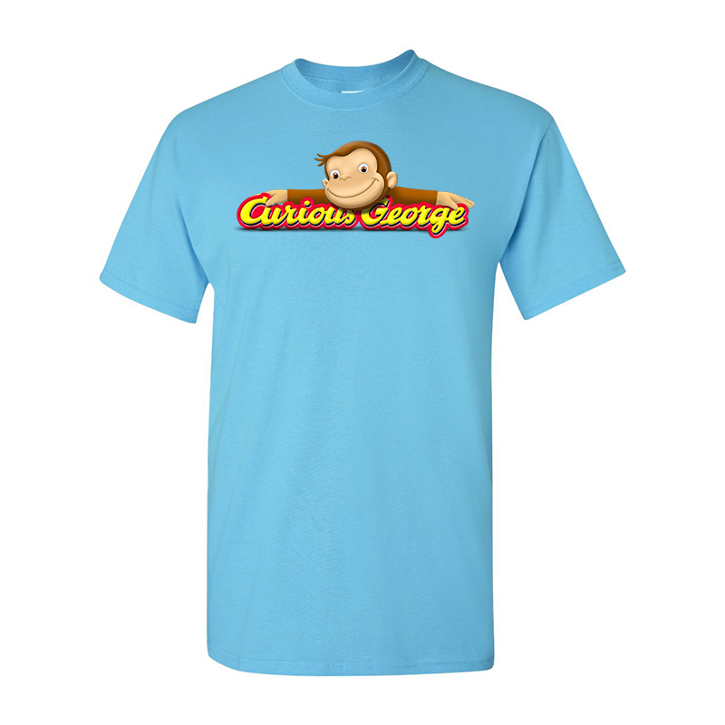 Men's Curious George Gildan Heavy Cotton T-Shirt