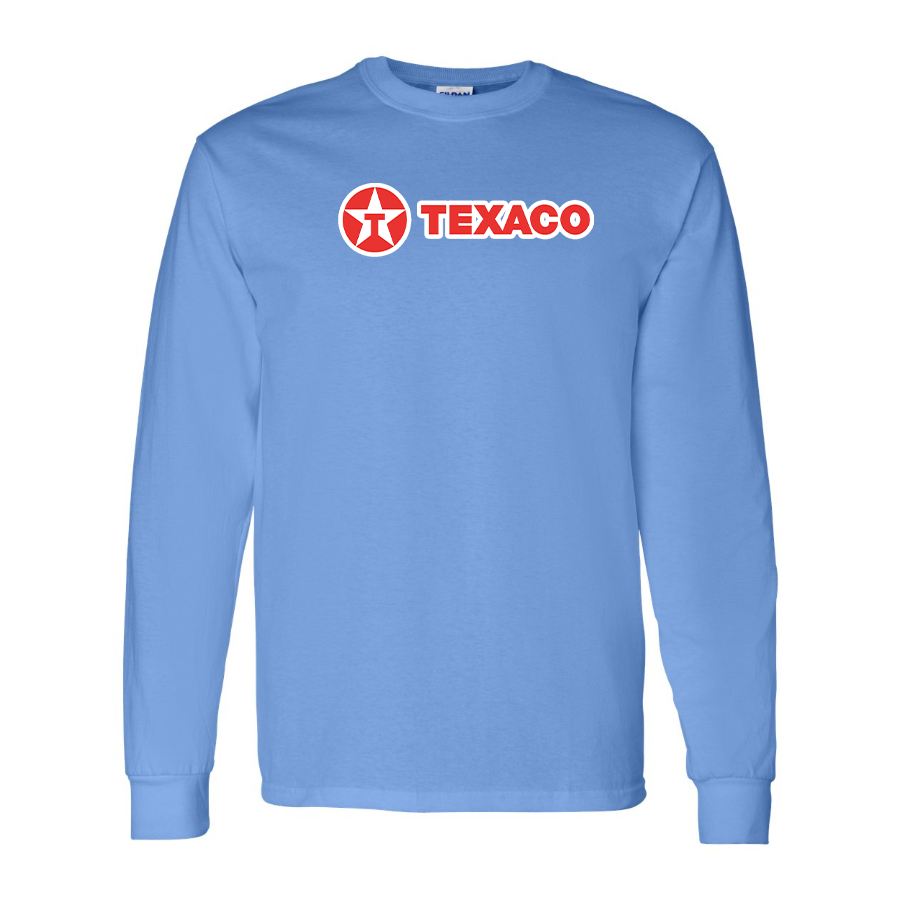 Men's Texaco Cotton Long Sleeve T-Shirt