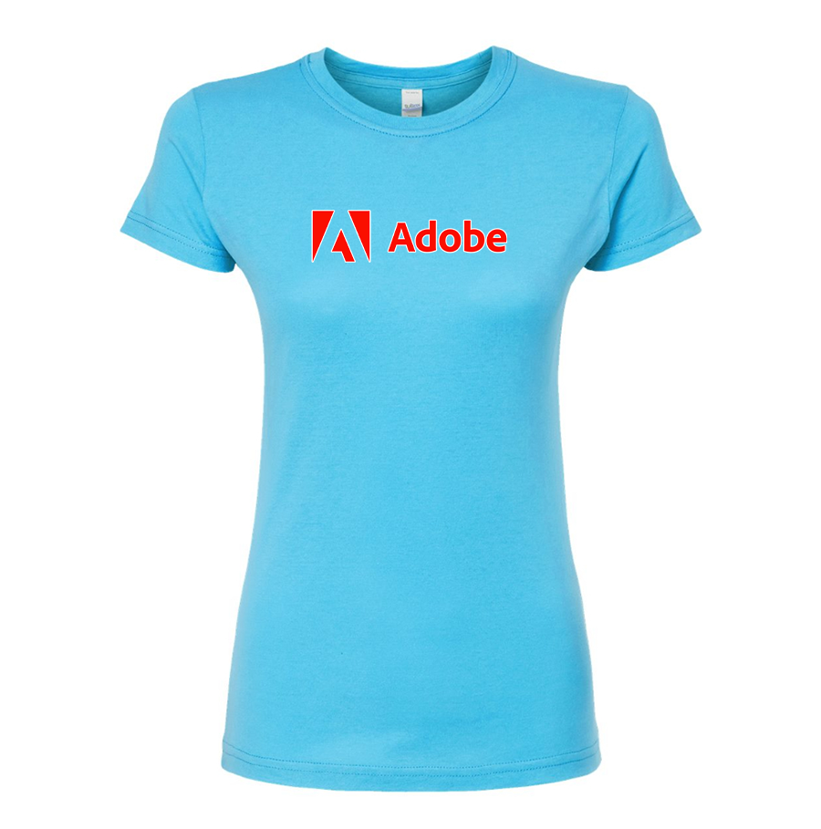 Women's Adobe Corporate   Round Neck T-Shirt