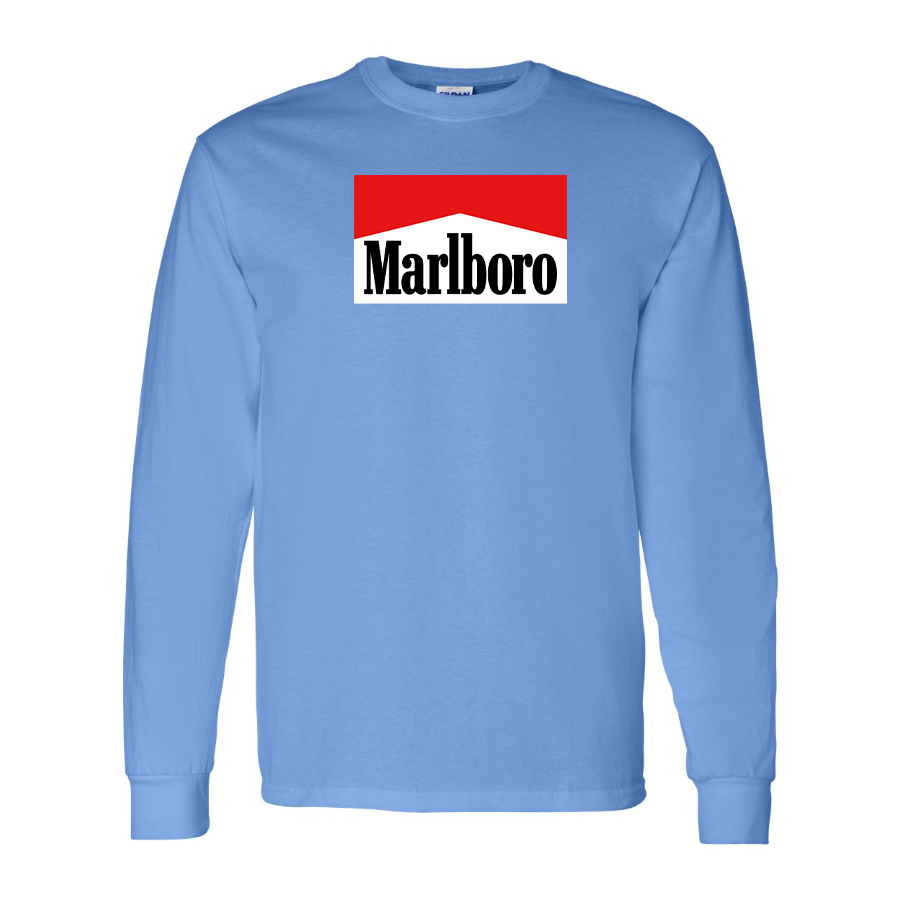 Men's Marlboro Cotton Long Sleeve T-Shirt