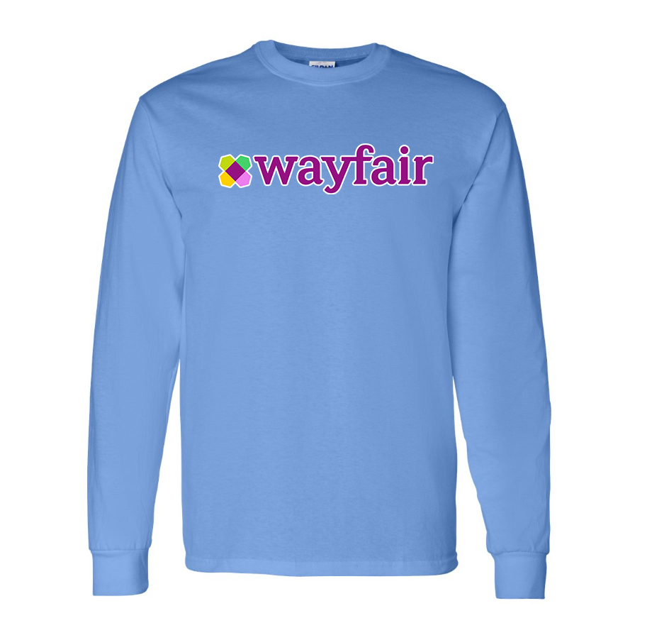 Men's Wayfair Cotton Long Sleeve T-Shirt