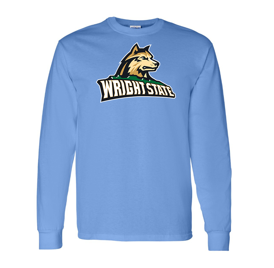 Men's Wright State Raiders Cotton Long Sleeve T-Shirt