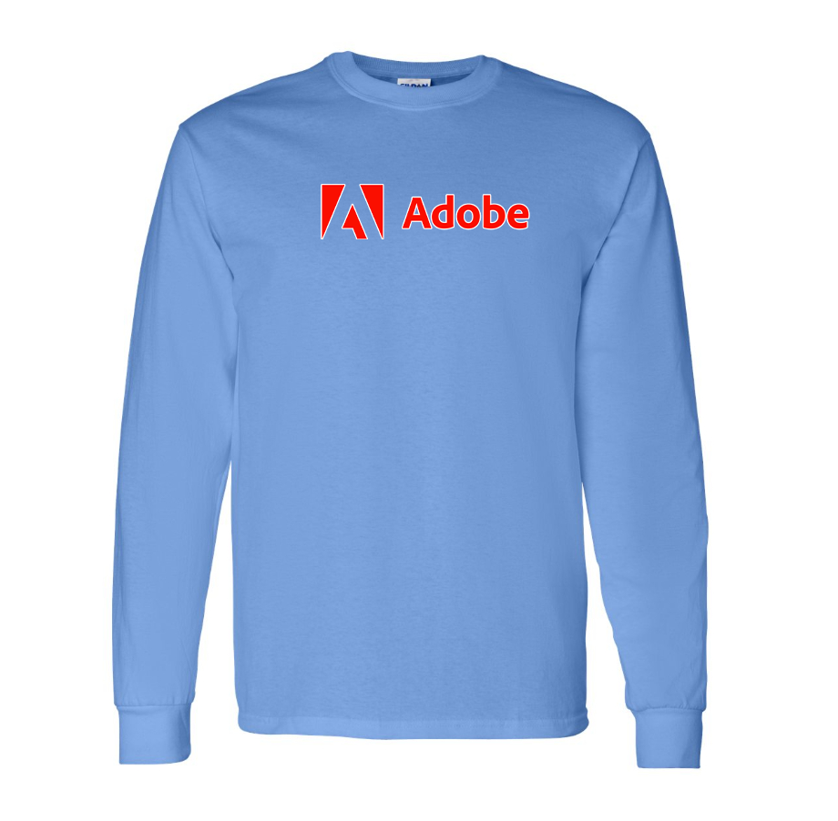 Men's Adobe Corporate  Cotton Long Sleeve T-Shirt