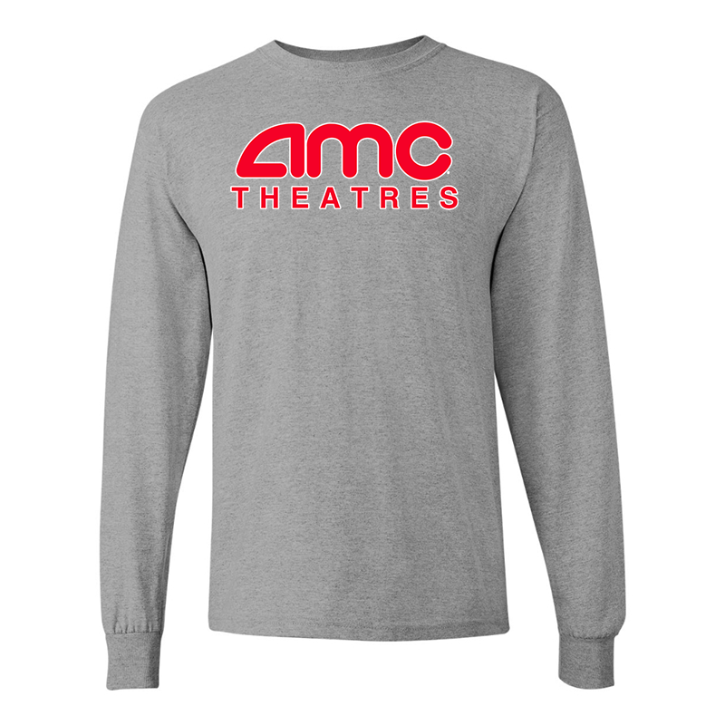 Men's Amc Theatres Gildan Heavy Cotton Long Sleeve T-Shirt