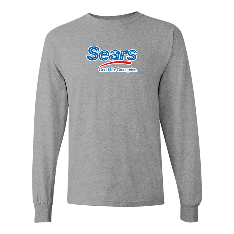 Men's Sears Gildan Heavy Cotton Long Sleeve T-Shirt