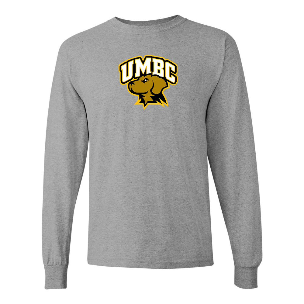 Men's UMBC Retrievers Gildan Heavy Cotton Long Sleeve T-Shirt