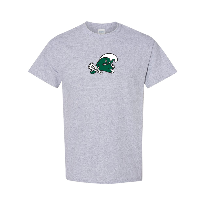 Men's Tulane Green Wave Gildan Heavy Cotton T-Shirt