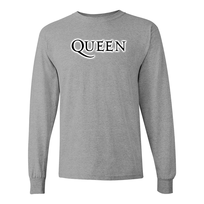 Men's Queen Gildan Heavy Cotton Long Sleeve T-Shirt