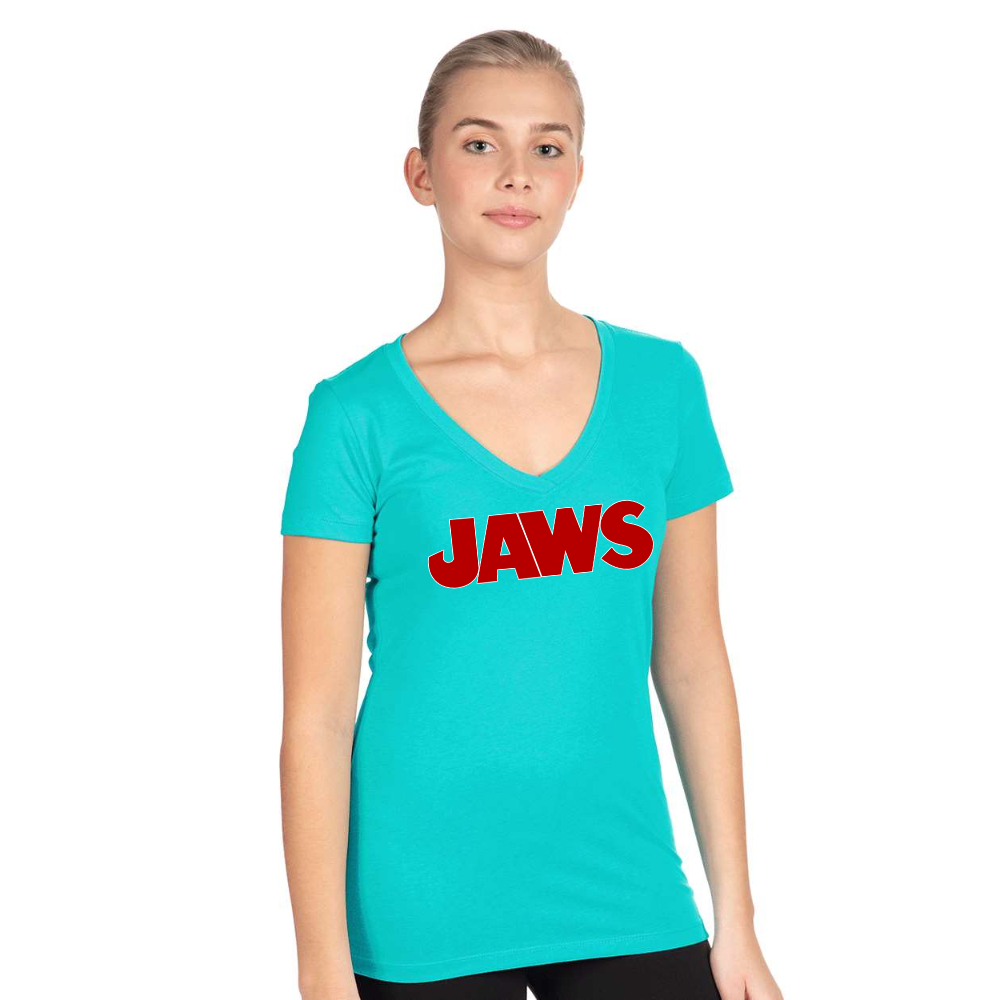 Women's Jaws Next Level Ideal V-Neck T-Shirt