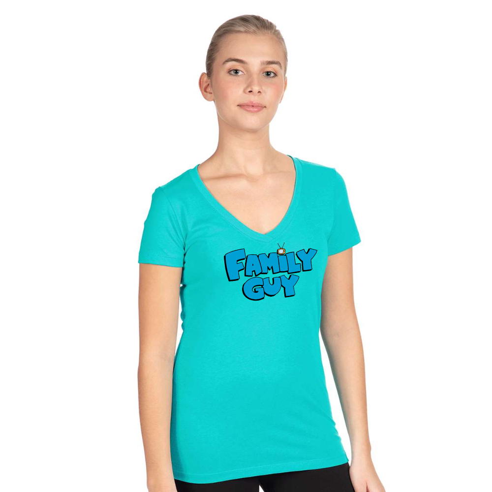 Women's Family Guy Next Level Ideal V-Neck T-Shirt