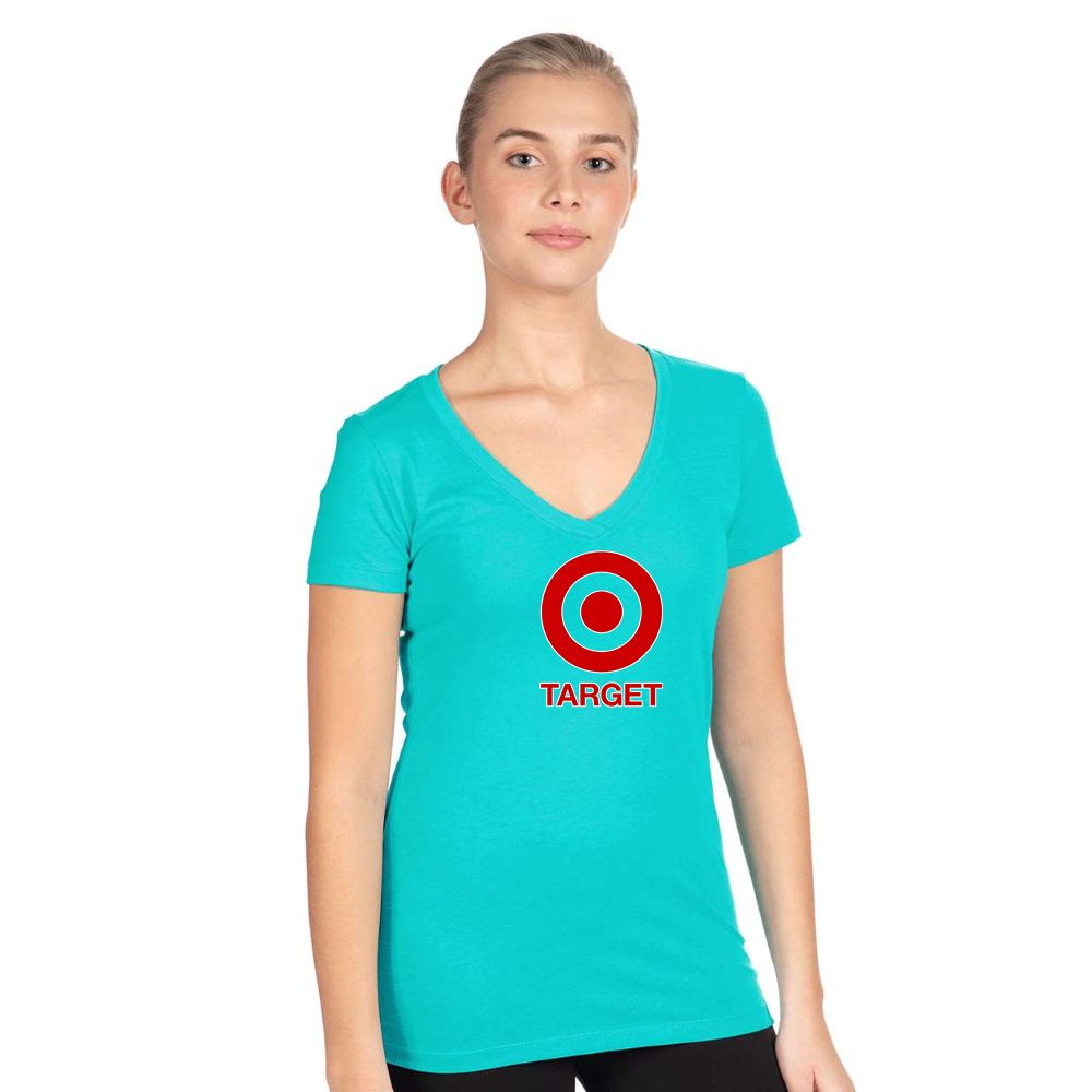 Women's Target Next Level Ideal V-Neck T-Shirt