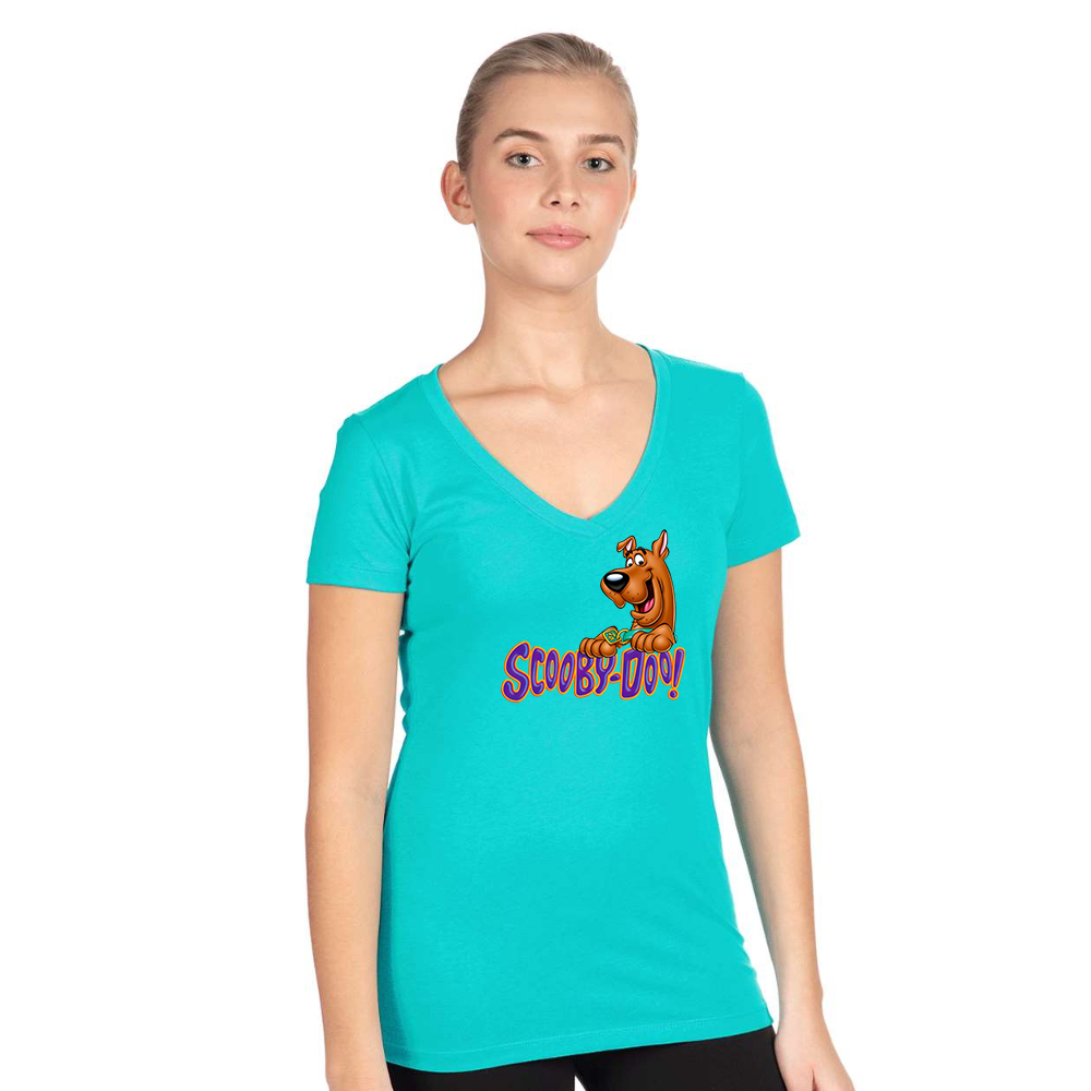 Women's Scooby-Doo Next Level Ideal V-Neck T-Shirt