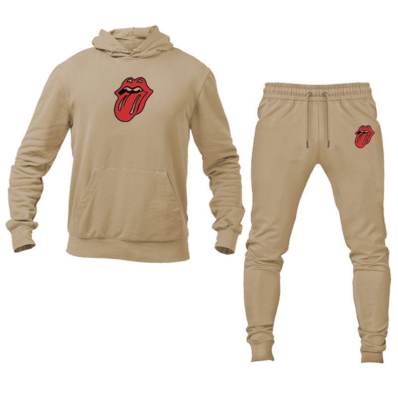 Men's Rolling Stones Hoodie and Joggers Set