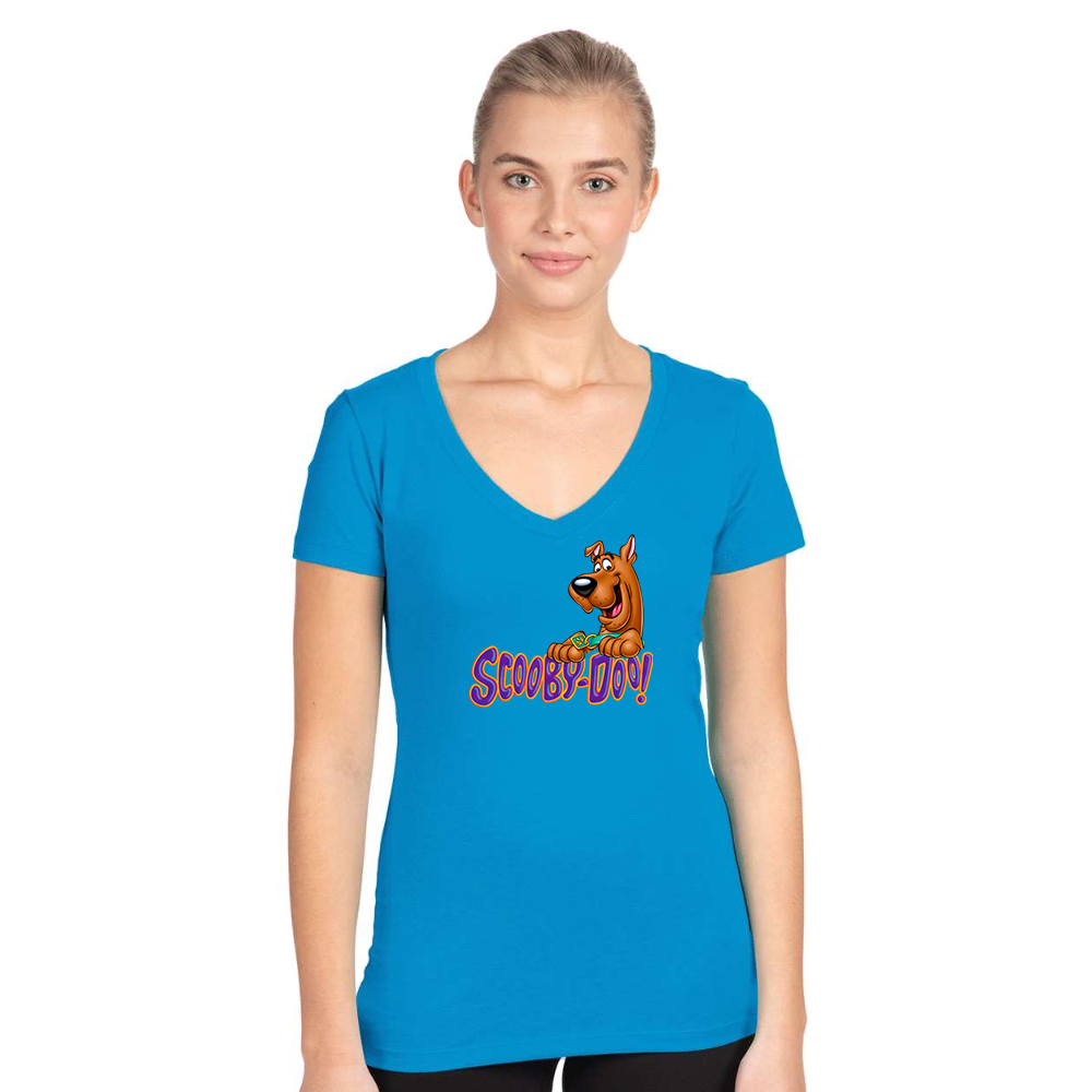 Women's Scooby-Doo Next Level Ideal V-Neck T-Shirt