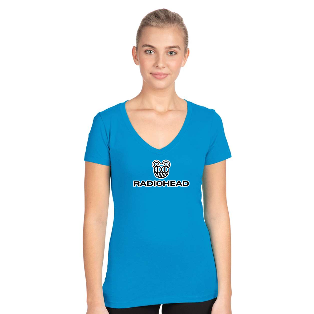 Women's Radiohead  Next Level Ideal V-Neck T-Shirt