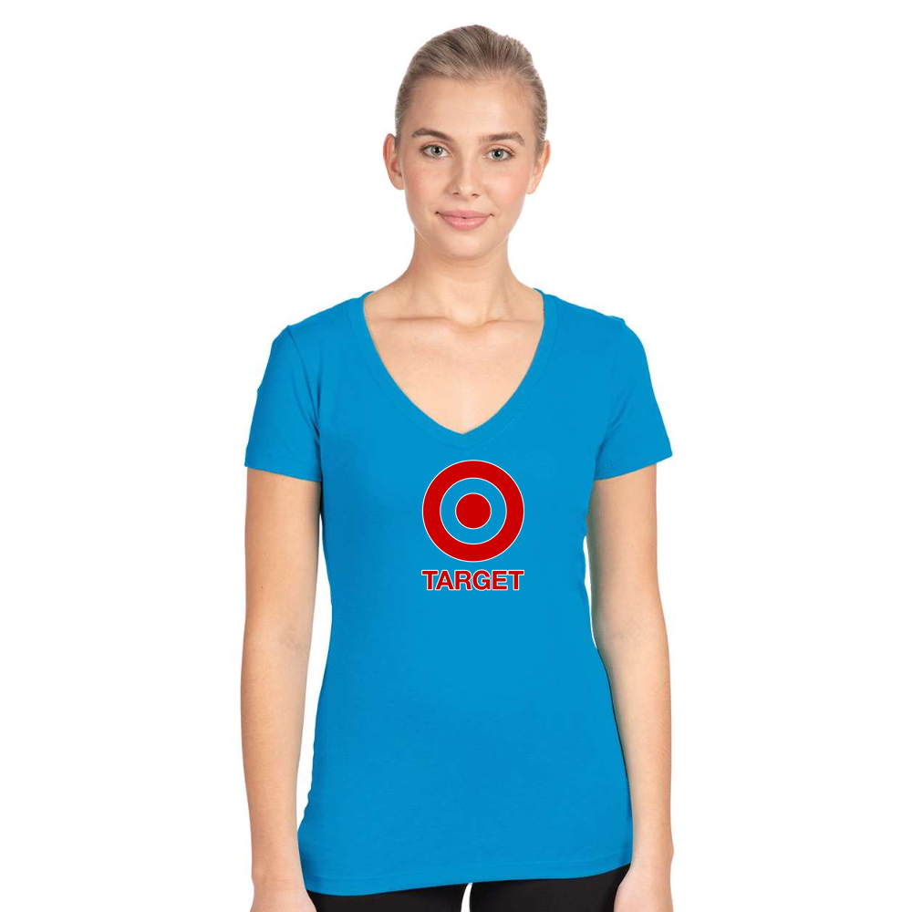 Women's Target Next Level Ideal V-Neck T-Shirt