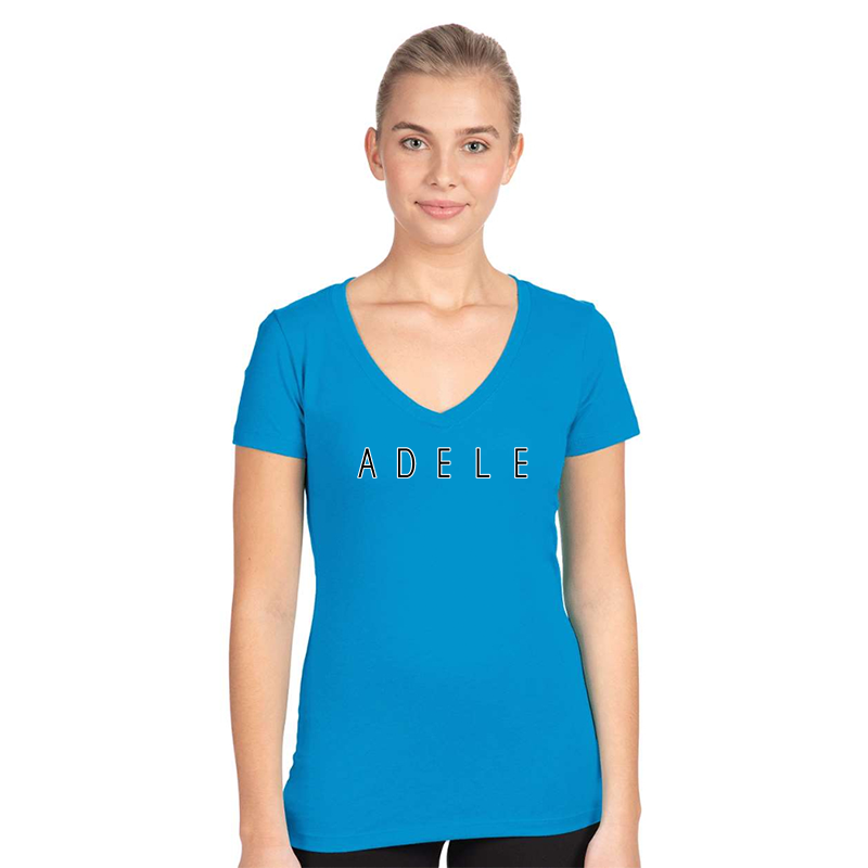 Women's ADELE Next Level Ideal V-Neck T-Shirt