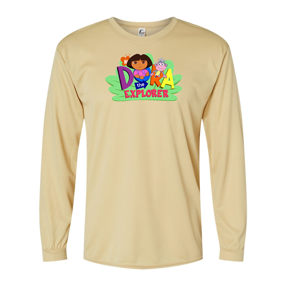 Men's Dora the Explorer Performance Long Sleeve T-Shirt