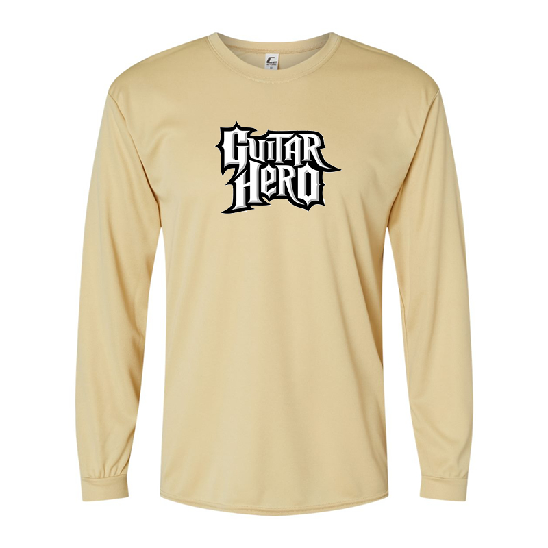 Men's  Guitar hero Performance Long Sleeve T-Shirt