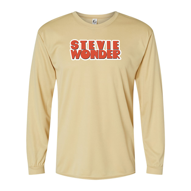 Men's Stevie Wonder Performance Long Sleeve T-Shirt