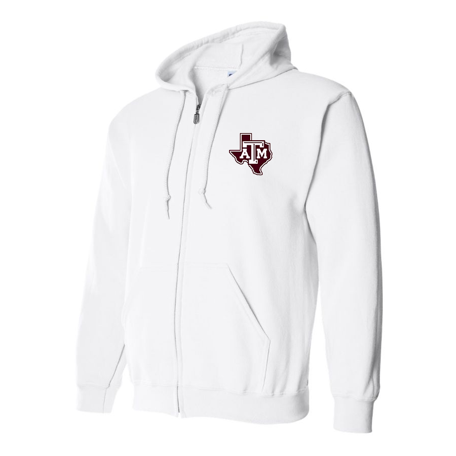 Men's Texas AM Aggies Full Zip Hoodie