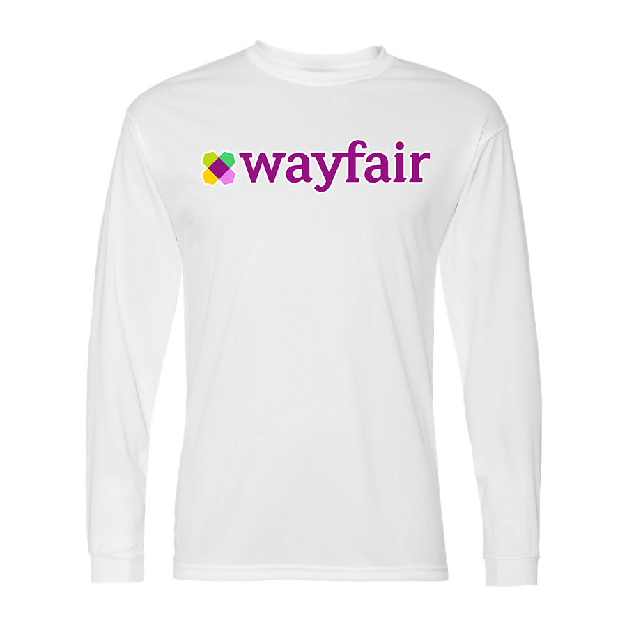 Men's Wayfair Polyester Long Sleeve T-Shirt