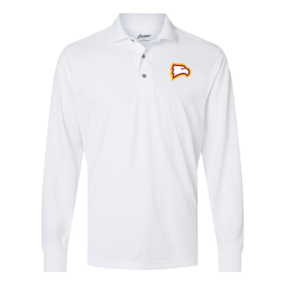 Men's Winthrop Eagles  Paragon Prescott Long Sleeve Polo