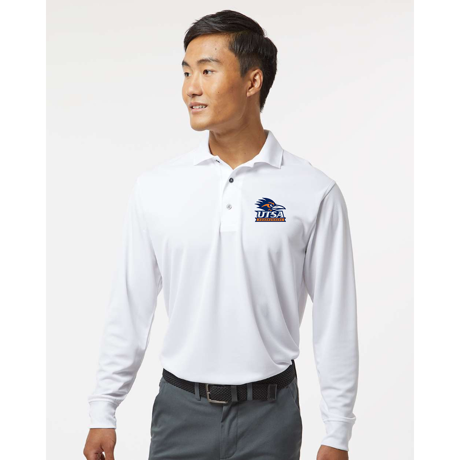 Men's Texas SA Roadrunners Paragon Prescott Long Sleeve Polo