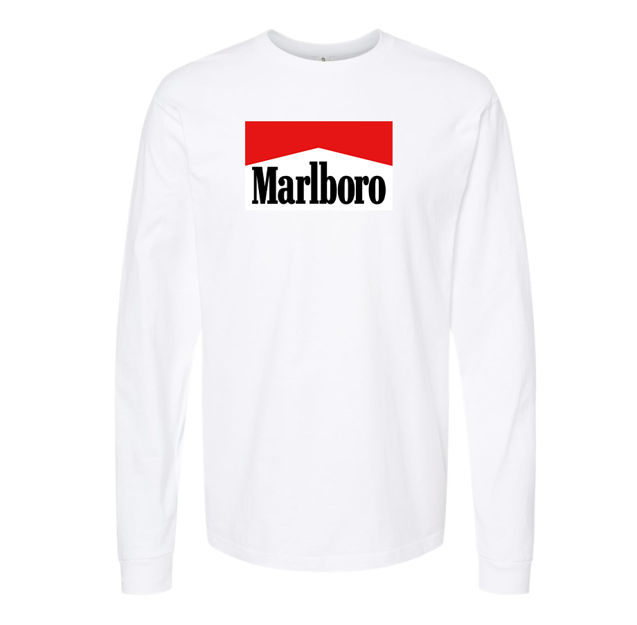 Men's Marlboro Cotton Long Sleeve T-Shirt