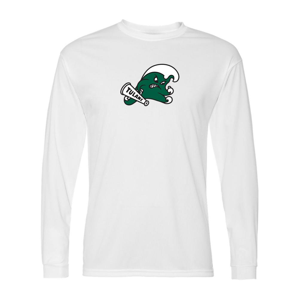 Men's Tulane Green Wave Performance Long Sleeve T-Shirt