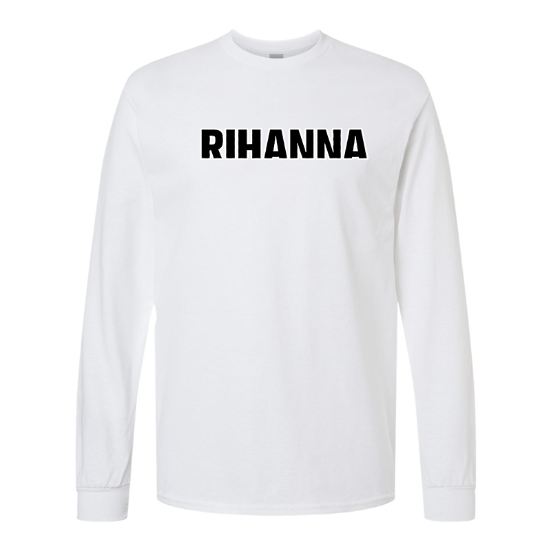 Men's Rihanna Gildan Heavy Cotton Long Sleeve T-Shirt