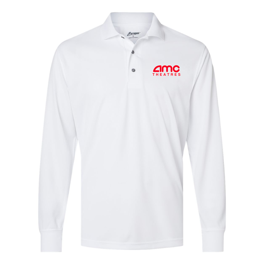 Men's  Amc Theatres Paragon Prescott Long Sleeve Polo