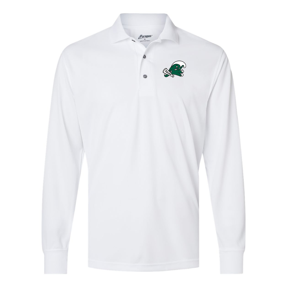 Men's Tulane Green Wave Paragon Prescott Long Sleeve Polo