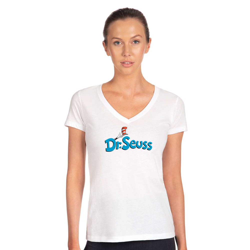 Women's Dr. Seuss Next Level Ideal V-Neck T-Shirt