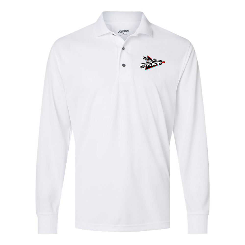 Men's Crash the Super Bowl  Paragon Prescott Long Sleeve Polo