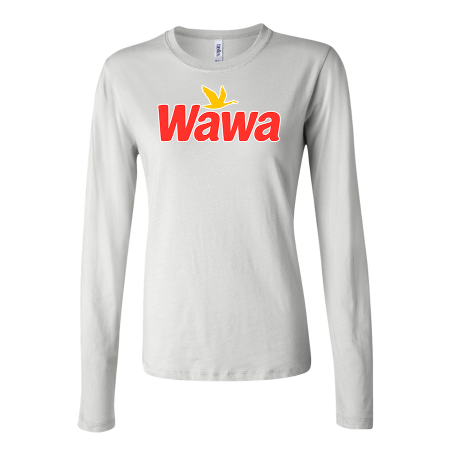 Women's Wawa Gas Station  Long Sleeve T-Shirt