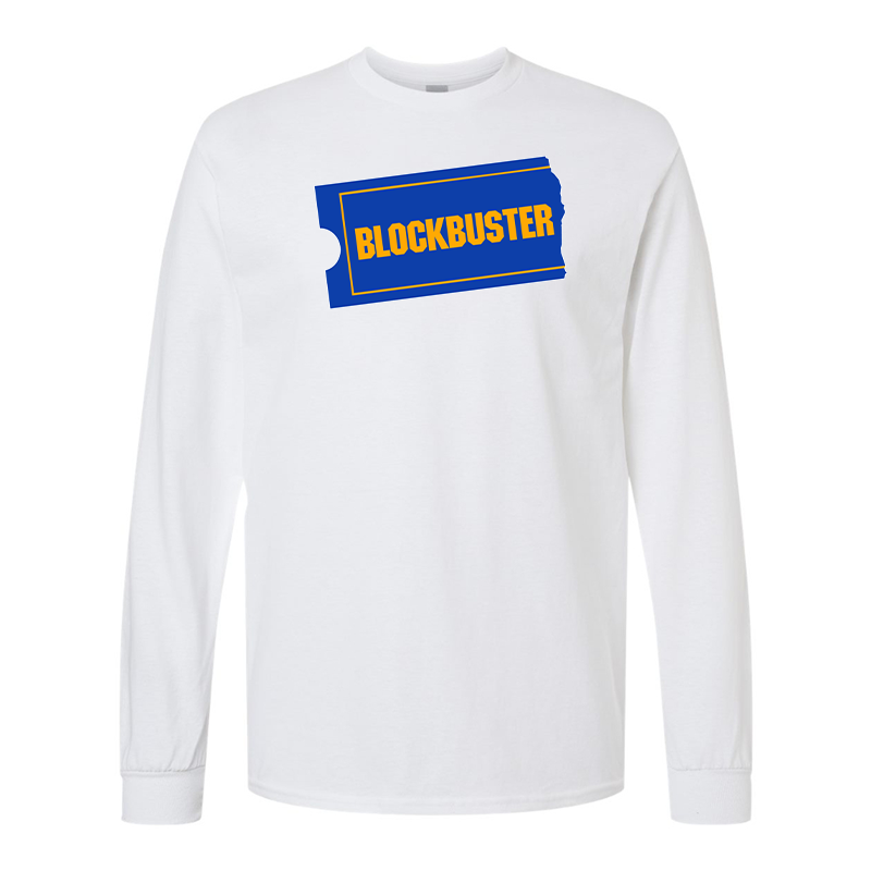 Men's Blockbuster Gildan Heavy Cotton Long Sleeve T-Shirt