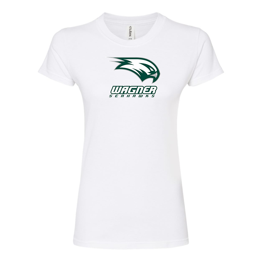 Women's Wagner Seahawks Round Neck T-Shirt