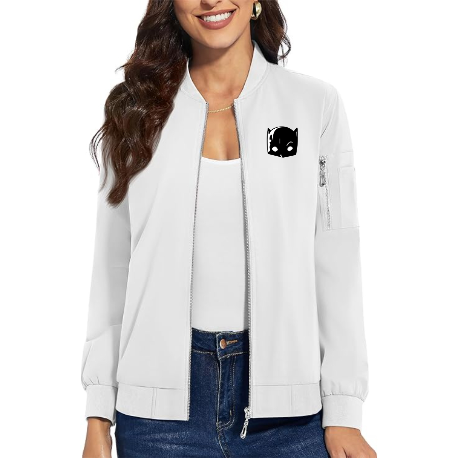 Women's Hellcat Premium Bomber Jacket with Polished Detailing and Functional Sleeve Pocket Modern Luxury Outerwear