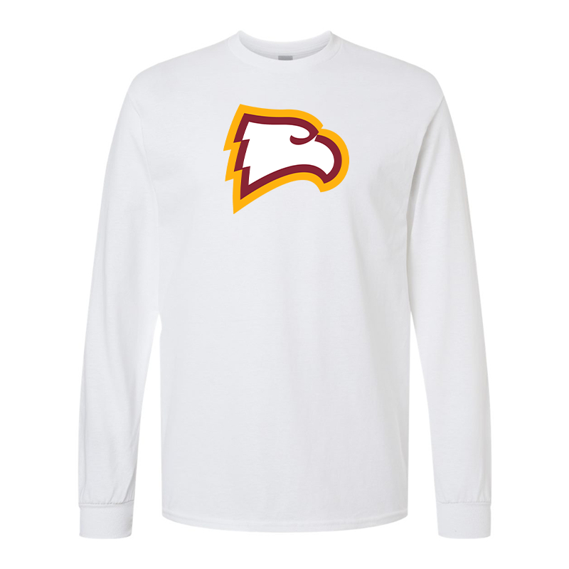 Men's Winthrop Eagles  Gildan Heavy Cotton Long Sleeve T-Shirt