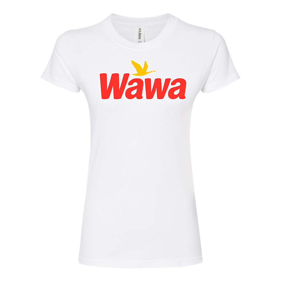 Women's Wawa Gas Station Round Neck T-Shirt