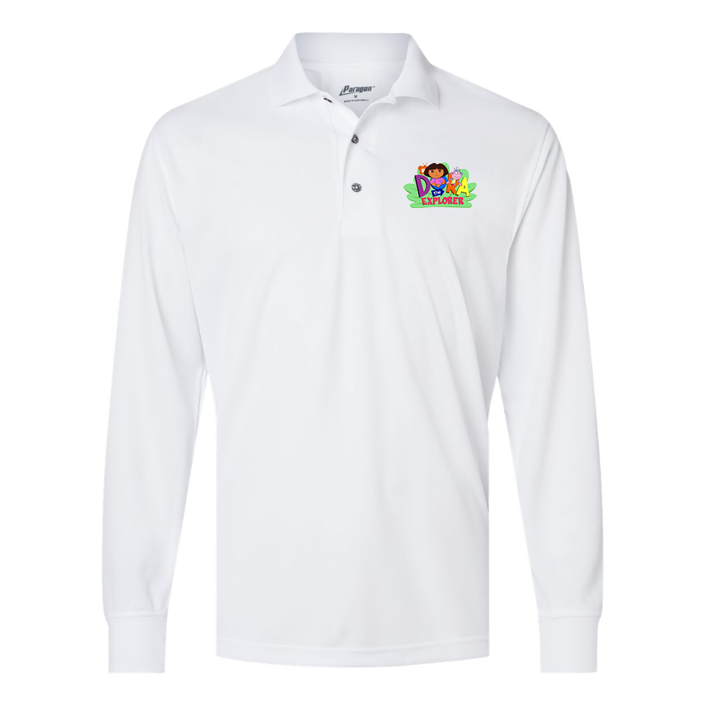 Men's  Dora the Explorer Paragon Prescott Long Sleeve Polo