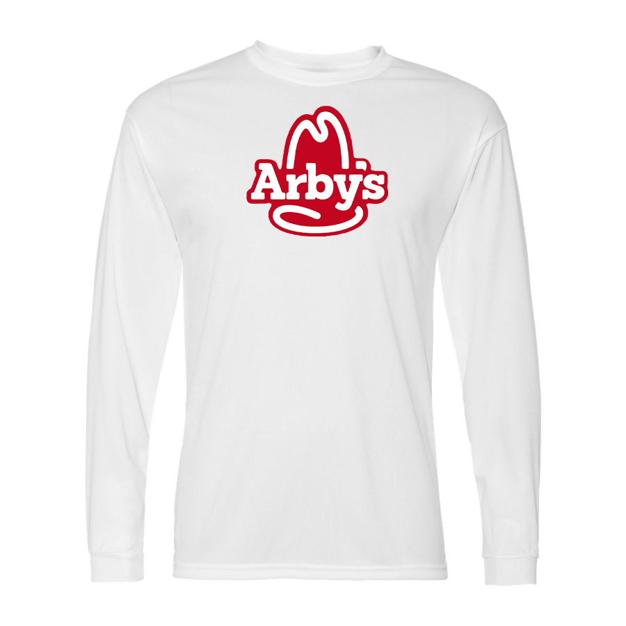 Men's Arbys Polyester Long Sleeve T-Shirt