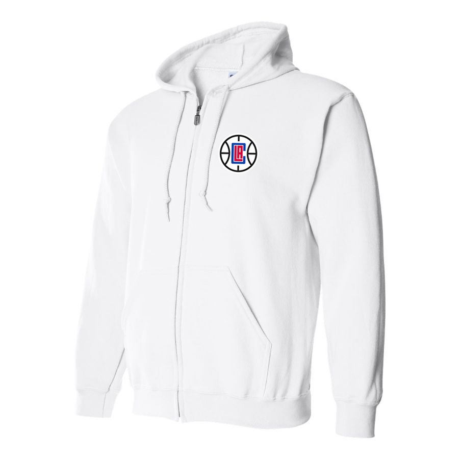 Men's LA Clippers Zipper  Hoodie