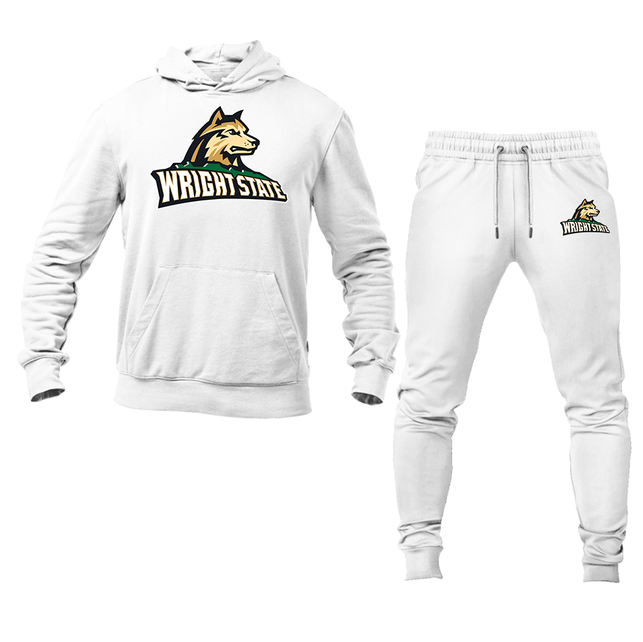 Men's Wright State Raiders Hoodie and Joggers Set