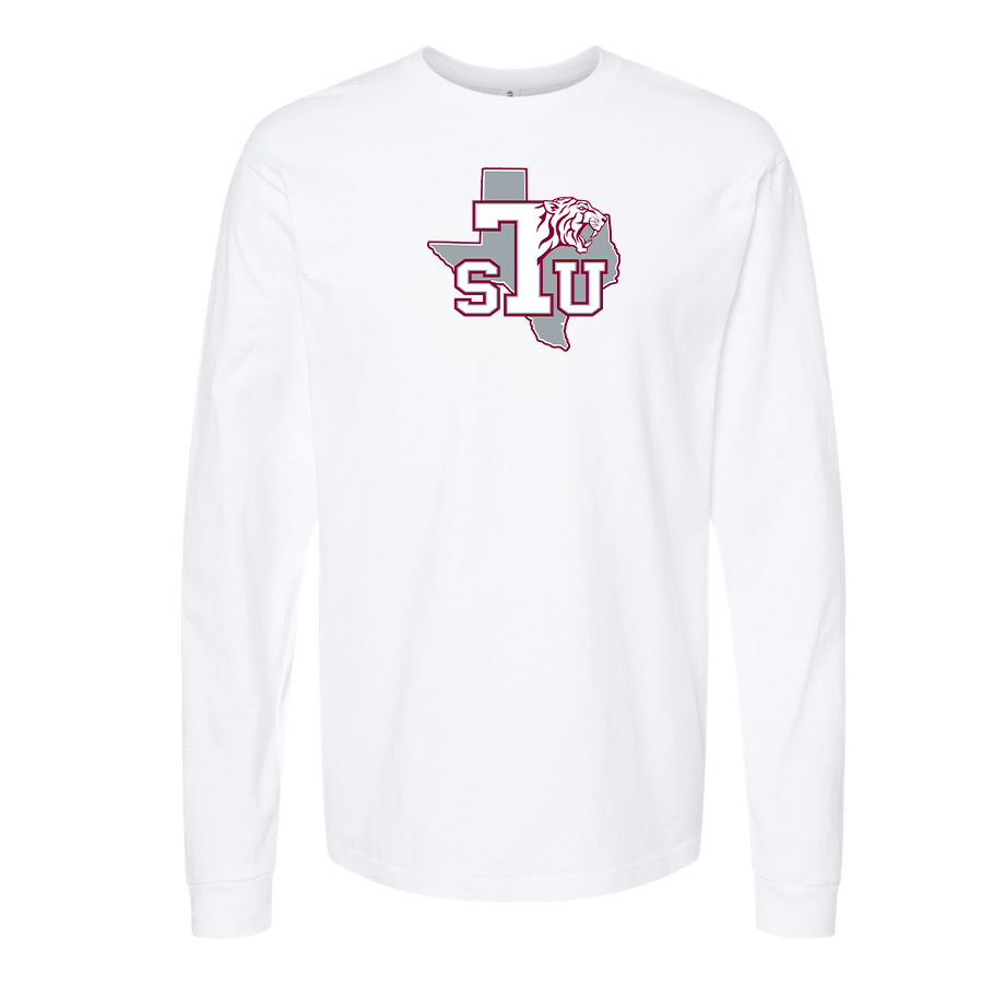 Men's Texas Southern Tigers Cotton Long Sleeve T-Shirt